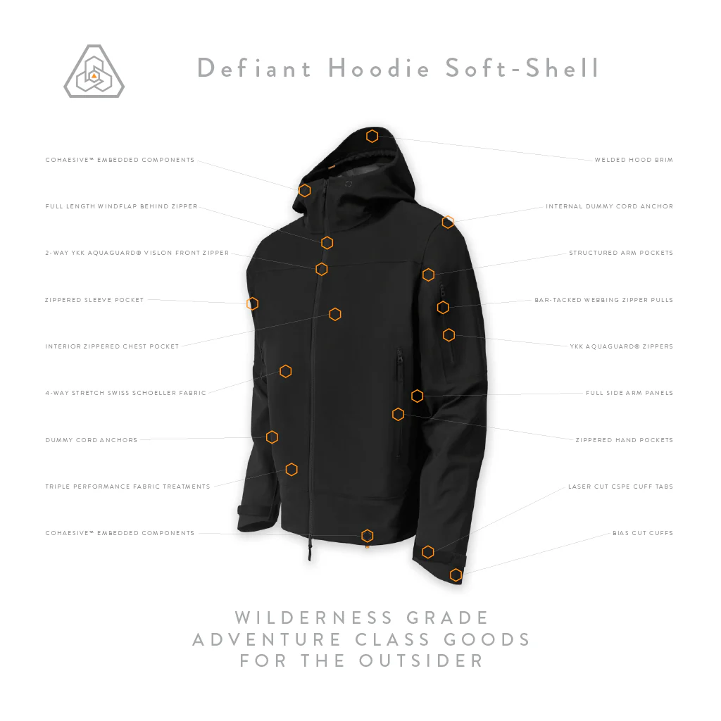 Defiant Hoodie - Syth Black - Image 9