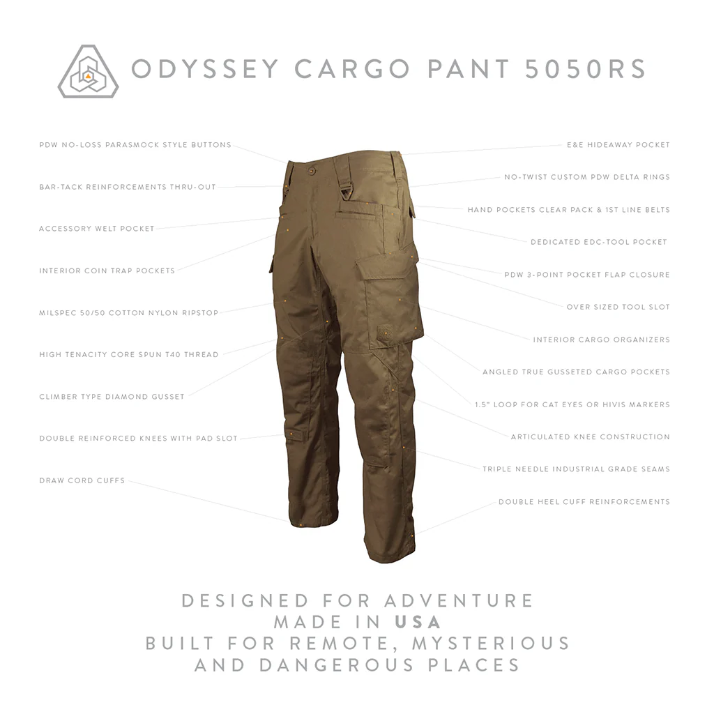 Odyssey Cargo Pant 5050RS - Dark Arid Earth - Image 11